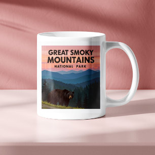 Vintage Underbar Smoky Mountains Park Kaffemugg