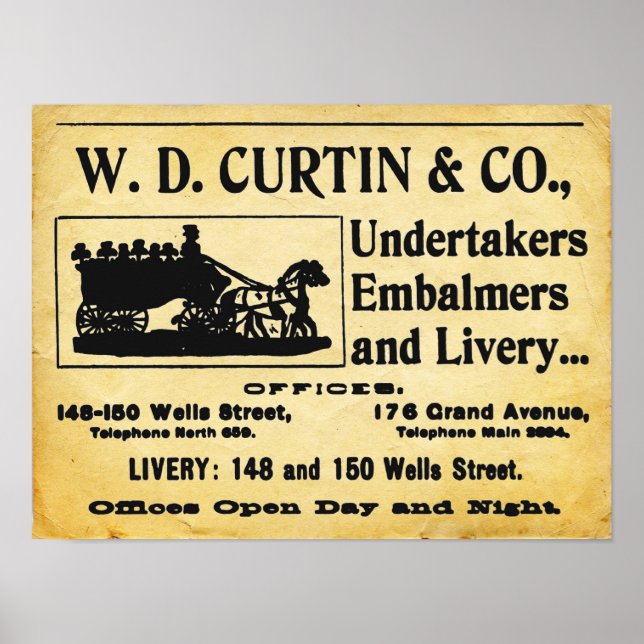 Vintage Unders - Poster Embalmer (Framsidan)