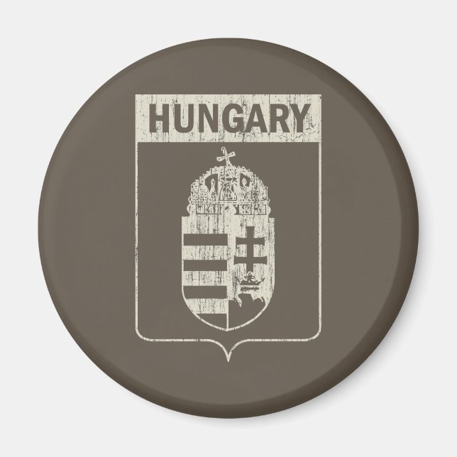 Vintage Ungern Magnet (Framsidan)