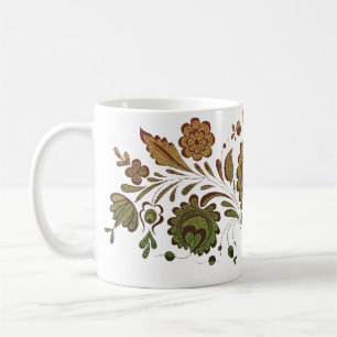 Vintage ungersk Folkart Kaffemugg