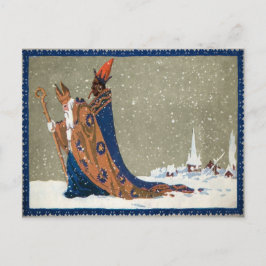 Vintage ungersk Krampus Vykort