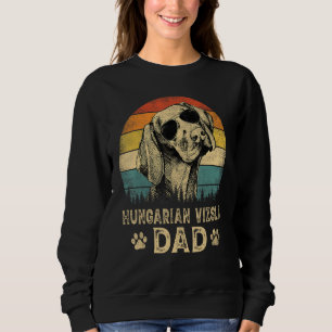 Vintage Ungersk Vizsla Pappa Hund Fars Dag T-Shirt