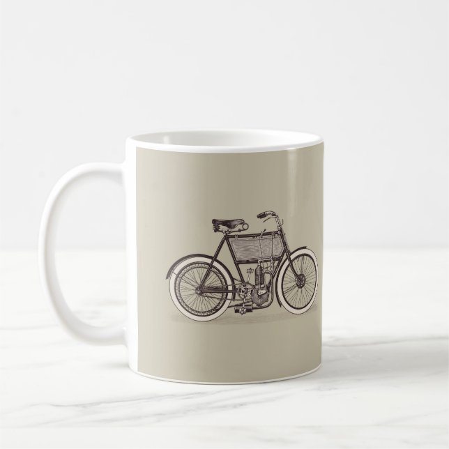 Vintage Unik Transport-kaffe Mugg (Vänster)