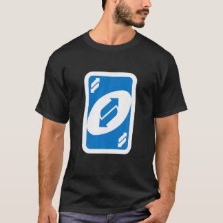 Vintage Uno Älskare-kort, Halloween-omvänd T Shirt