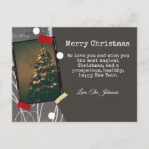 Vintage Upcycle Instant Foto Jul skrivmaskin