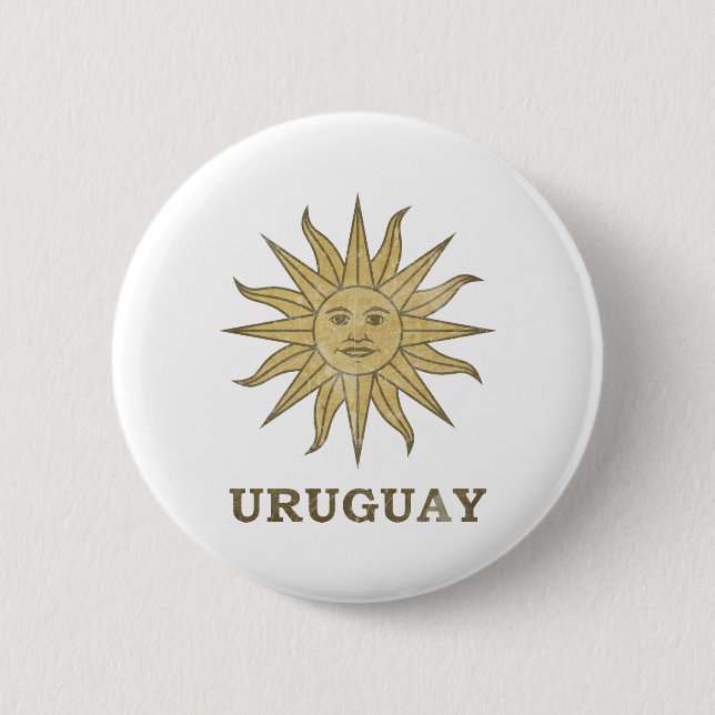 Vintage Uruguay Knapp (Framsida)