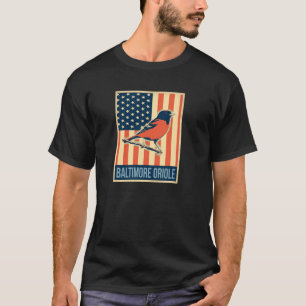 Vintage US Flag Baltimore Oriole Tröja