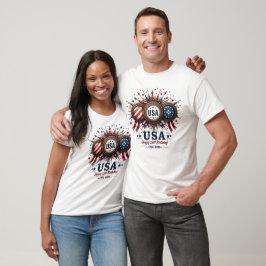 Vintage USA 250:e patriotiskt märke Grafik T Shirt