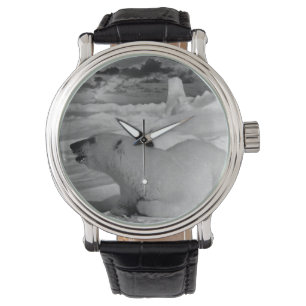 Vintage USA Alaska polar björn Armbandsur