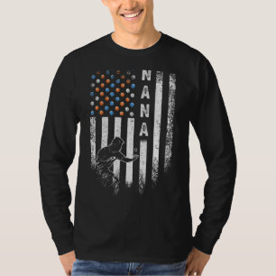 Vintage Usa Amerikansk Flagga Stolt Ping Pong Morm T Shirt