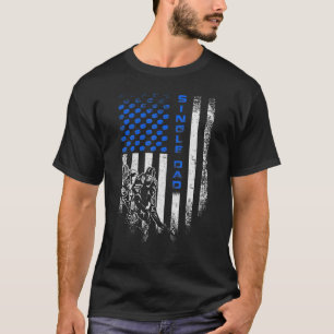 Vintage USA Amerikanska Flagga Proud Hockey Single T Shirt