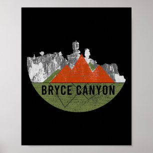 Vintage Usa Bergvandring - Bryce Canyon Nationa Poster