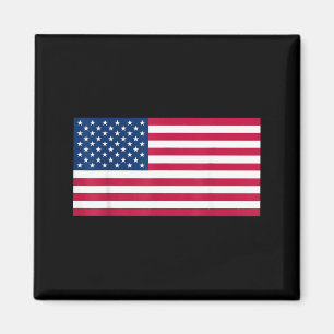 Vintage USA Flagga 4 juli för män Kvinnor Barn Magnet