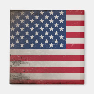 Vintage USA flagga Magnet