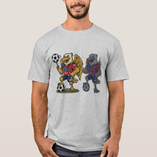Vintage USA Fotboll Örn Maskot 94 T-Shirt