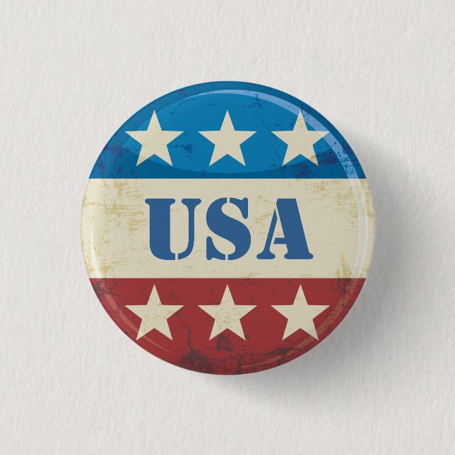 Vintage USA-knapp Knapp (Framsida)