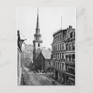 Vintage USA, Old South Meeting House, Boston Vykort
