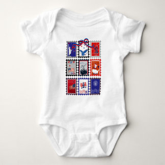 Vintage USA Postage Stamp T Shirt