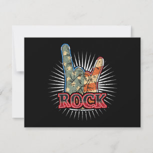 Vintage USA Rock - Bandkonsert Affisch 70- 80-tale