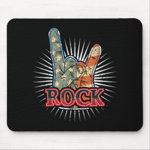 Vintage USA Rock - Bandkonsert Affisch 70-tal 80-t Musmatta