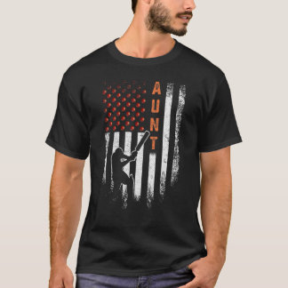 Vintage USA:s amerikanska Flagga Proud Cricket Mos T Shirt