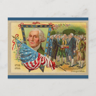 Vintage USA:s installation av George Washington Vykort