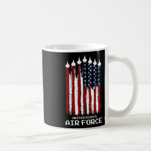 Vintage USA:s Luft Force Veterans USA:s amerikansk Kaffemugg