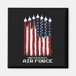 Vintage USA:s Luft Force Veterans USA:s amerikansk Magnet