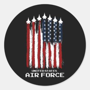 Vintage USA:s Luft Force Veterans USA:s amerikansk Runt Klistermärke
