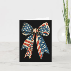 Vintage Usa-slöja i rött, vitt, blått för patrioti Kort