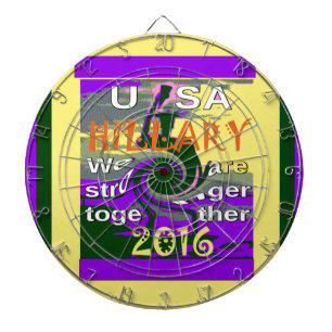Vintage USA Stronger Together Abstrakt Art Print Darttavla
