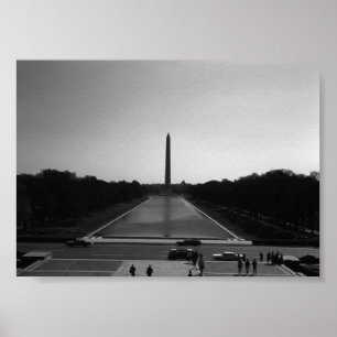 Vintage USA Washington Monument Poster