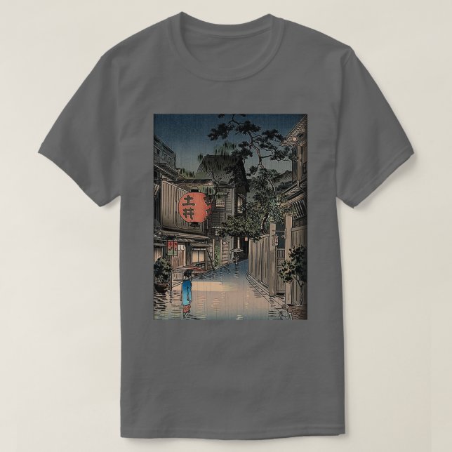 Vintage Ushigome Kagurazaka T Shirt (Design framsida)