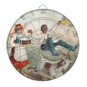 Vintage ut ur vägen för bock Beer Dartboard Darttavla