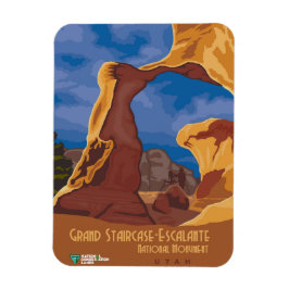 Vintage Utah Grand Staircase Magnet