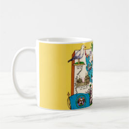 Vintage Utah-karta Kaffemugg