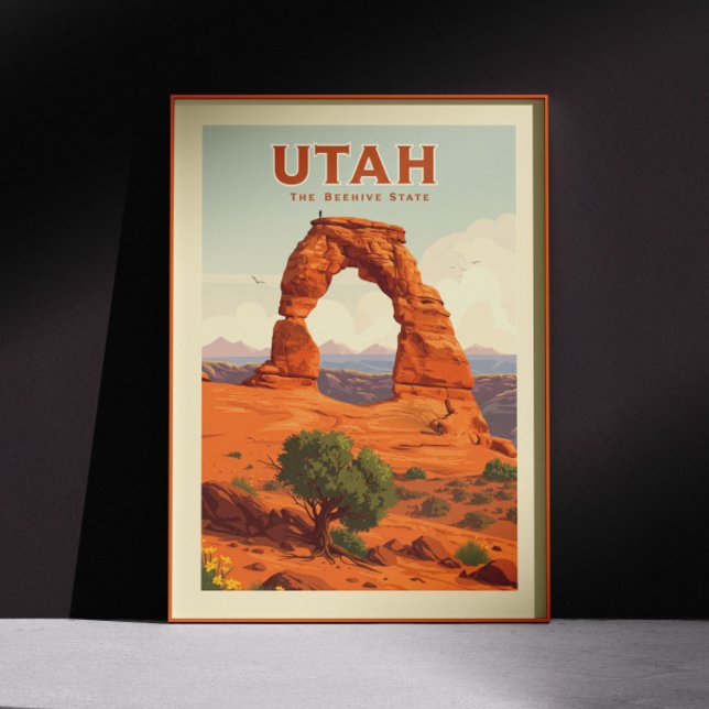 Vintage Utah Poster (Skapare uppladdad)