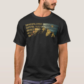 Vintage Utah Souvenir Big 5 Utah Mighty Five T Shirt