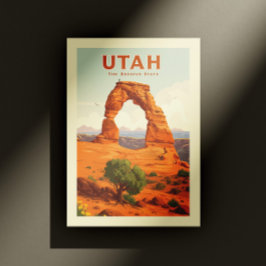 Vintage Utah Vykort