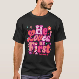 Vintage utan att han älskade oss första Shirt Blom T