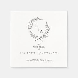 Vintage Utandning, konst Pappersservett