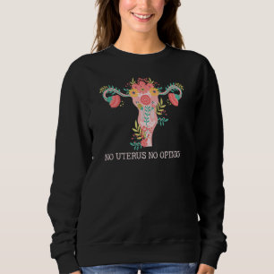 Vintage Uterus Inget yttrande Feminist Pro-val A T Shirt