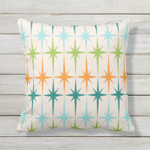 Vintage utomhus- geometriska Starbursts kudder Kudde