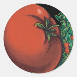 Vintage utsädespaket etikett konst, Tomat Pomodoro