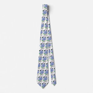 Vintage utsädespaket konst, lila aster blommor slips