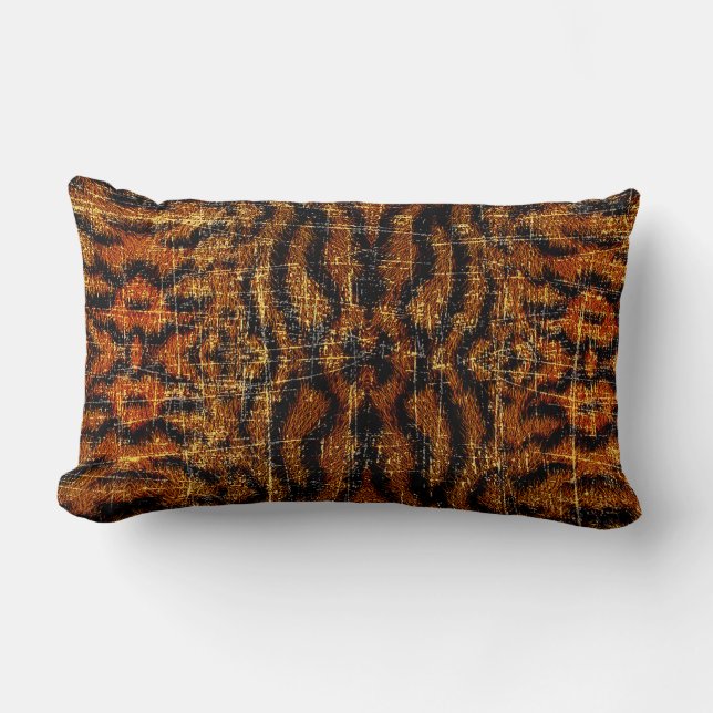 Vintage Utskrift av ostressad tandtråd Lumbarkudde (Framsida)