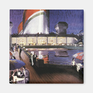Vintage Vacation Travel, Frakt om kryssning på Bas Magnet