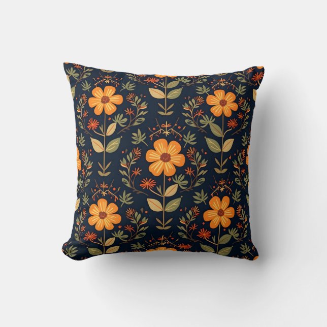 Vintage - vacker Blommigt Modern Collection Kudde (Framsida)