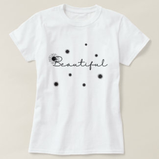 Vintage Vacker svart solrosblomma Blommans Blommig T Shirt