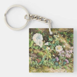 Vintage vackra petunior blommor blomsterkonst